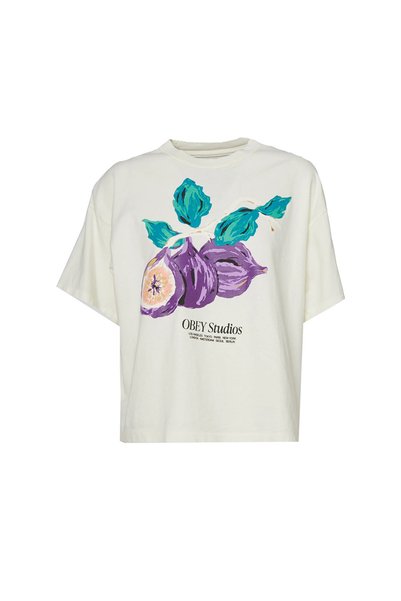 Obey Γυναικείο T-shirt Food For Your Mind Raegan Crop Tee XS