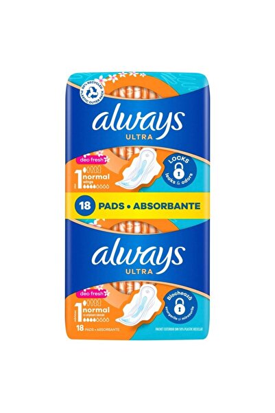 Always Απορροφητικά, Always, 18 τεμάχια Deo Fresh Normal plus