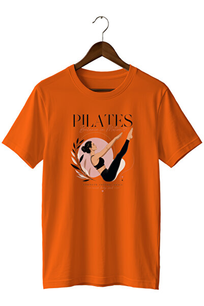 WİDİ Balance in Motion Special Design Pilates T-Shirt