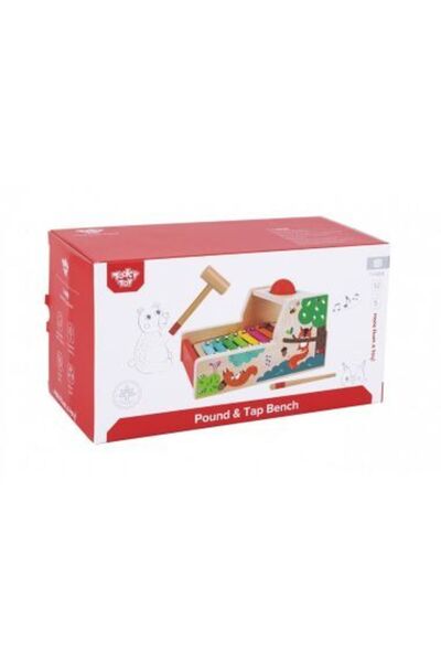 Tooky Toy Tooky Ξύλινο Ξυλόφωνο με Σφυράκι (TH406)