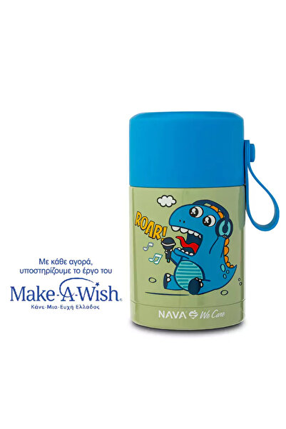 Nava Θερμός Φαγητού από Ανοξείδωτο Ατσάλι We Care 400ml - 109- Πράσινο
