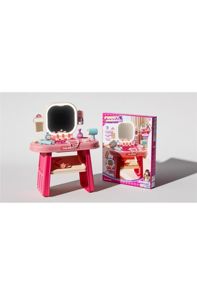 Blue Toys Σετ Ομορφιάς: Τουαλέτα με Καθρέφτη και Αξεσουάρ, Ευφάνταστη Συρταριέρα