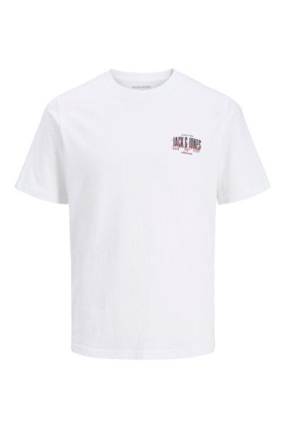 Jack & Jones Ανδρικό T-shirt με στρογγυλή λαιμόκοψη, Βαμβακερό, Κανονική εφαρ...