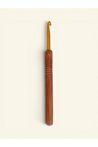 woyarts 9’lu Çantalı Bambu Saplı Tığ Seti (Sarı) 2 / 2,5 / 3 / 3,5 / 4 / 4,5 / 5 / 5,5 / 6 mm
