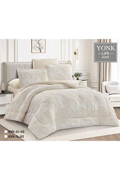 YONK Modern Bridal Bedspread 6 Pieces Set - Elegant Design and Contemporary T...