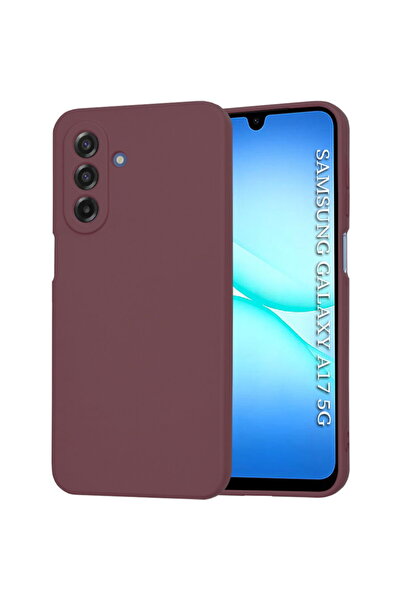 Techsuit Husă pentru Samsung Galaxy A17 5G - SoftFlex - Roșu Prună