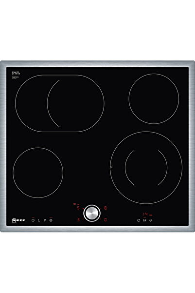 Neff Plita Vitroceramica Incorporabila 4 Zone de Gatit 60 cm Negru Touch Cont...