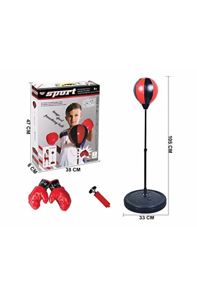 genric Sports Boxing Toys Set, Punching Bag with Gloves and Adjustable Stand ...