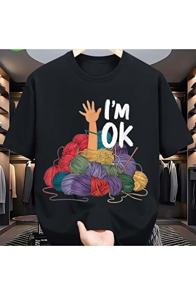 1001moda Lighthearted Funny T-Shirt Made from 100%, Featuring Crew Playful De...