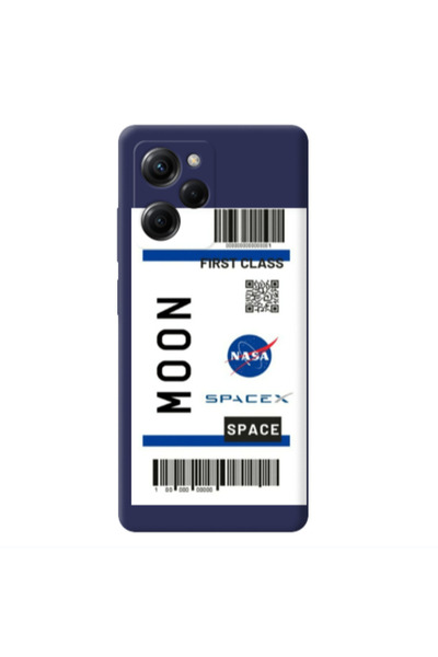 Other Xiaomi Poco X5 Pro Moon spacex Dark blue Colored Silicone TPU Θήκη