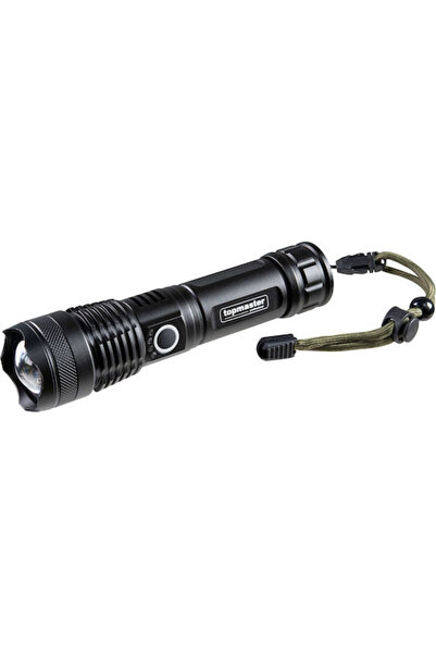 Topmaster Επαναφορτιζόμενος Φακός LED IP65 με Μέγιστη Φωτεινότητα 600lm Μαύρο...