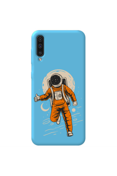 Other Samsung A70 Hitchhike Blue Colored Silicone TPU Θήκη