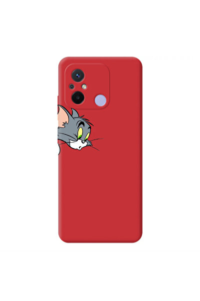 Other Xiaomi Redmi 12C Tom 1 Red Colored Silicone TPU Θήκη