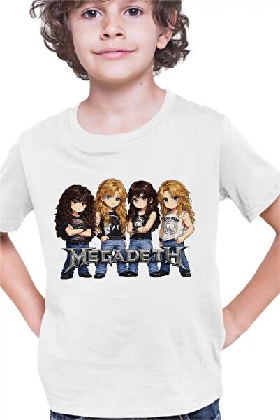 OEM Tricou Copii Baieti Megadeth Cartoon Chibi