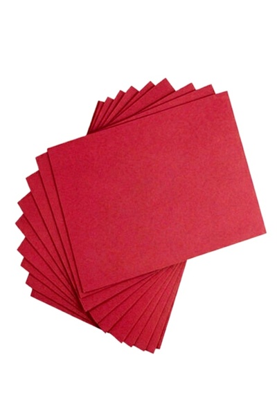 Kika Renkli Mukavva 25X35Cm Kırmızı - 6 adet