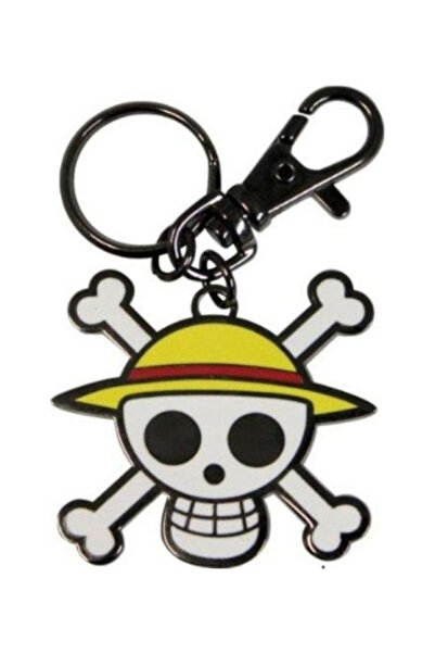 Abysse Μπρελόκ One Piece Κρανίο Λούφι Μεταλλικό Καφέ