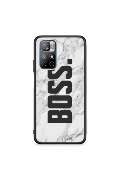 Other Xiaomi Poco M4 Pro 5G Marble Boss Black Glossy Θήκη