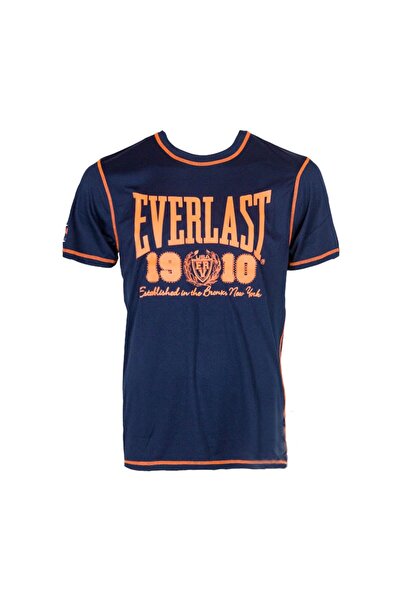 EVERLAST Αθλητικό κοντομάνικο μπλουζάκι Φλούο Σκούρο Μπλε (EVR8850 BNV)