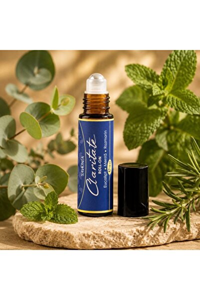 Savonia Claritate – 100% Roll-on pentru Concentrare și Prospețime Mentală, 10 ml