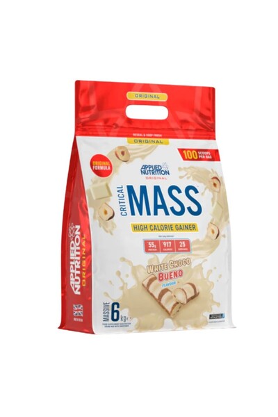 applied nutrition Critical Mass Original Gainer 6kg Bueno Ciocolată Albă