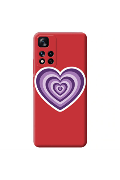 Other Xiaomi Redmi Note 11 Pro 5G My Heart Is Yours 2 Red Colored Silicone TP...