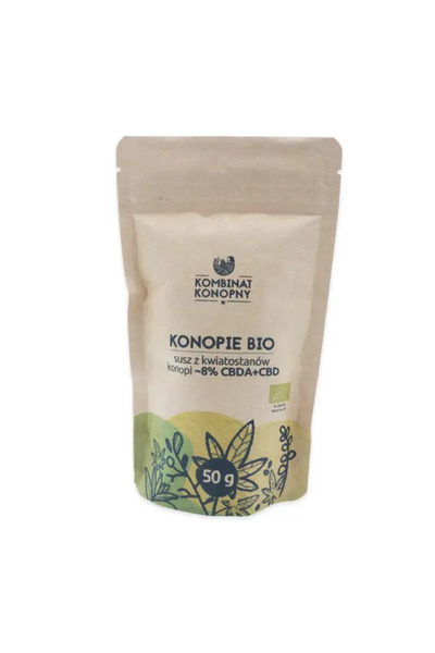 NO BRAND Kombat Konopny Konopie Bio Uscat din Flori 50G