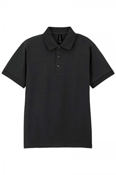 GILDAN Tricou polo unisex GI 8800 Dryblend, negru