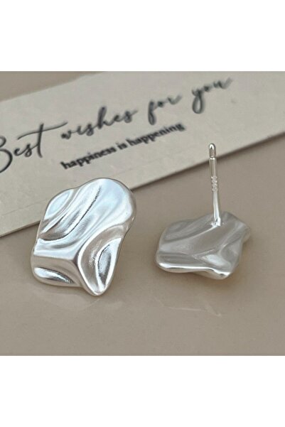 Choice 2FFMM7863 925 Sterling Silver Irregular Studs Earring for Women Vintag...