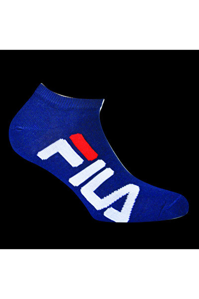 Fila Set șosete scurte unisex cu logo - 2 perechi, Bleumarin, 43-46