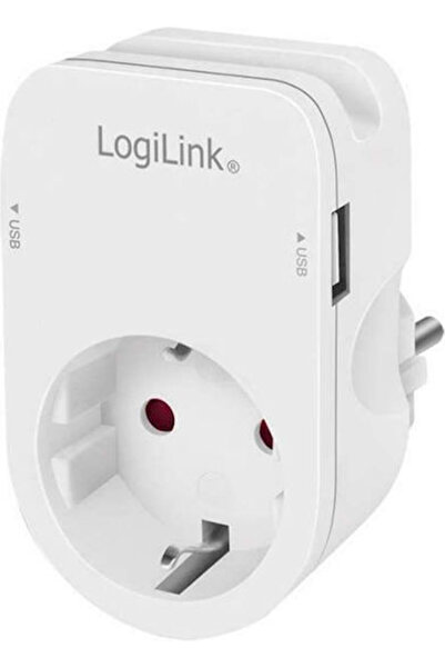 LogiLink Μονή πρίζα με 1 USB-A και 1 USB-C Κωδικός: PA0259