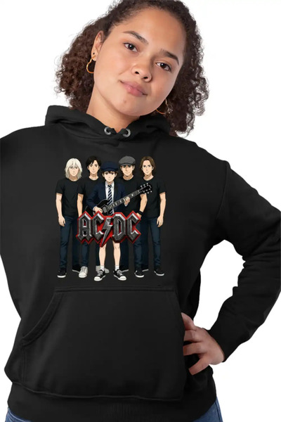 OEM Hanorac Femei ACDC Cartoon Merch