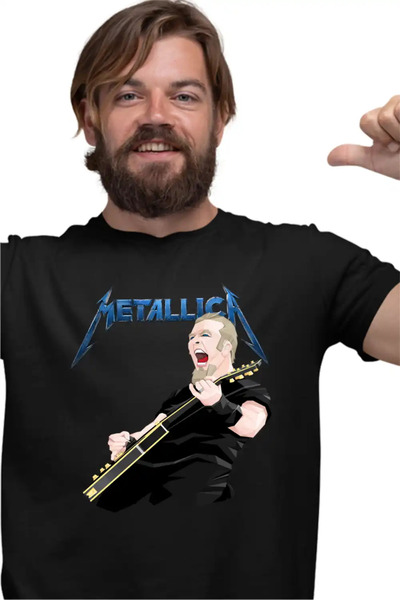 OEM Ανδρικό T-shirt Metallica Τζέιμς Χέτφιλντ