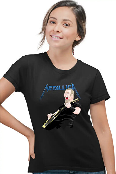 OEM Tricou Femei Metallica Merch James Hetfield