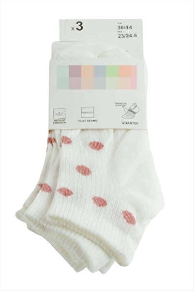 Generic Brand 3 Pairs of Dotted Short Socks