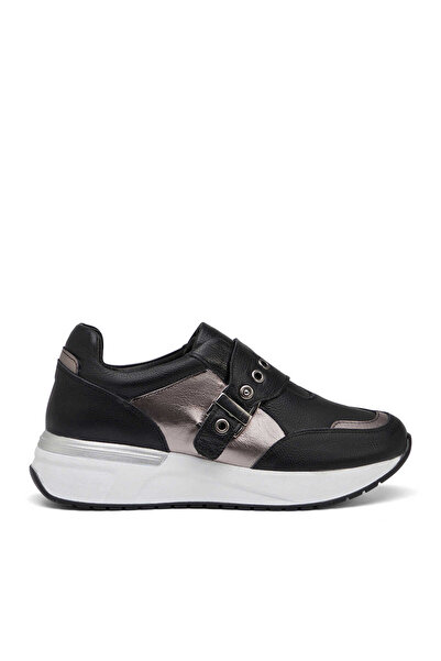 Tergan Siyah Hakiki Deri Kadın Sneaker - K26I1AY68469-A23