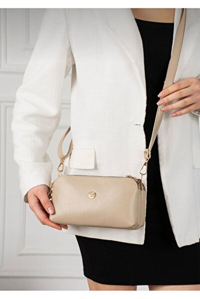 bag Women's 3-Compartment Shoulder and Crossbody Bag