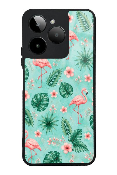 Spoyi Gm Era 30 Tropical Flamingo Design Glossy Phone Case