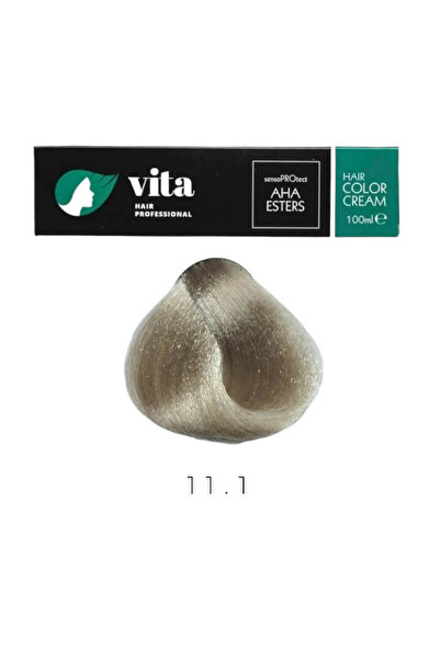 VITA HAIR PROFESSIONAL Αποχρωματική Βαφή Μαλλιών Σταχτί Αρ. 11.1 100 ml