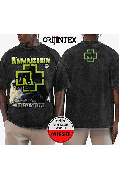 orijintex Rammstein Rosenrot Front and Back Printed Unisex Washable Oversize ...