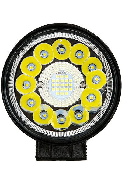 M-TECH Roundς Αδιάβροχοι Προβολείς Αυτοκινήτου LED 12 / 24V 33W 11.2εκ. με Λε...