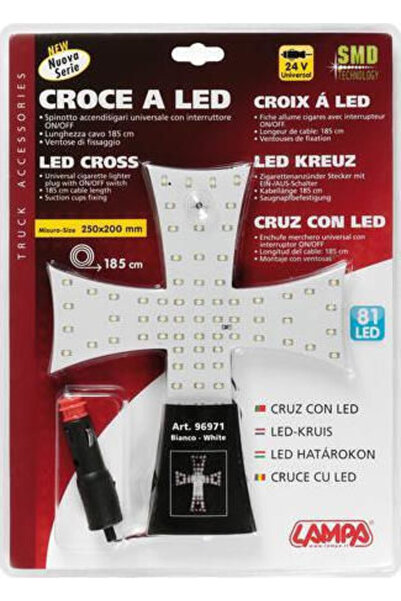 Lampa Εσωτερικός Διακοσμητικός Φωτισμός Αυτοκινήτου 24V Λευκός Κωδικός: L9697.1