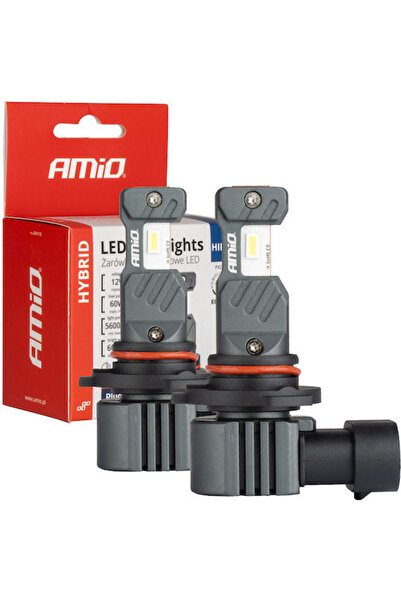 AMIO Λάμπες Αυτοκινήτου HIR2-9012 Canbus LED 6000K Ψυχρό Λευκό 12V 60W 2 τεμάχια