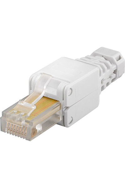 goobay Βύσμα RJ-45 αρσενικό CAT 5e UTP χωρίς εργαλεία Λευκό (68859)