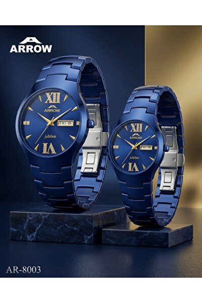 essentialneedforall Elegant Arrow Jubilé Couple Watch Set – Colourful Luxury ...