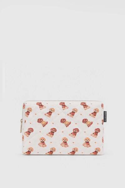 Shanta Cute Bear Pattern D34 Zippered Cosmetic Organizer Women's Travel Type ...