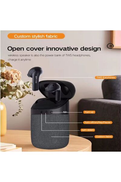 YuTai This 2-in-1 portable Bluetooth speaker and earphone combo combines the ...