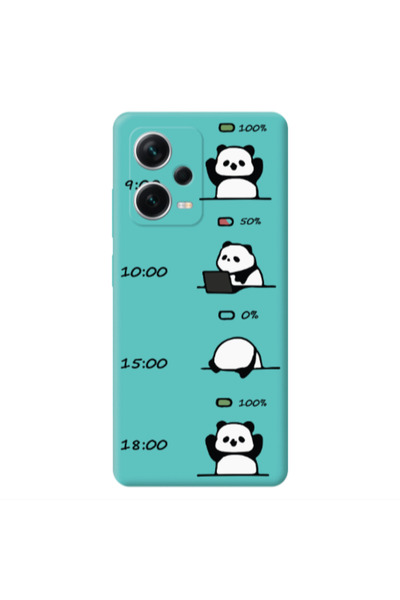 Other Xiaomi Poco X5 My situation at work Turquoise Colored Silicone TPU Θήκη