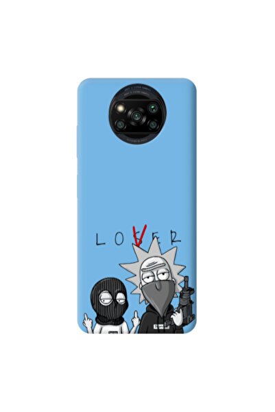 Other Xiaomi Poco X3 /X3 Pro Rick Loser Blue Colored Silicone TPU Θήκη