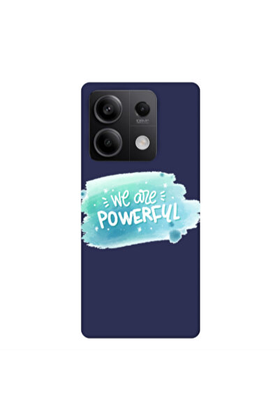 Other Xiaomi Redmi Note 13Pro 5G We are Powerful Dark blue Colored Silicone T...