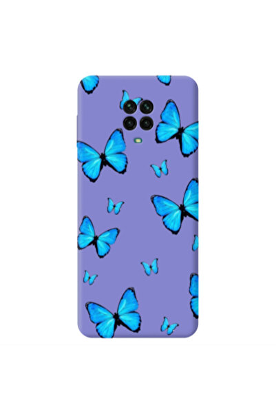 Other Xiaomi Redmi Note 9 Pro Mix Butterfly Purple Colored Silicone TPU Θήκη